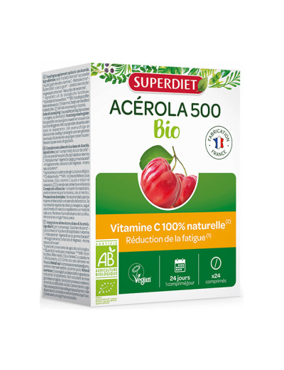 Acérola Bio 500 24 comprimés