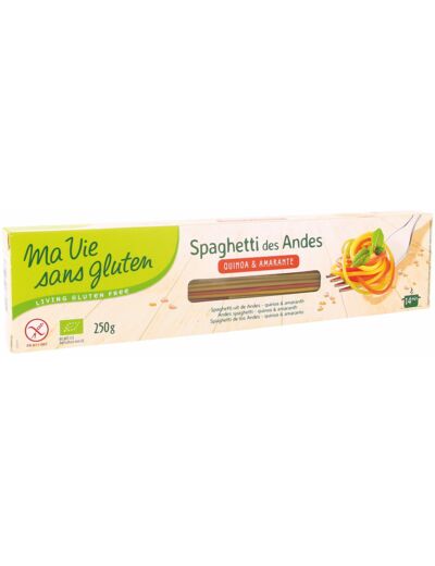 Spaghetti bio des Andes-250g-Ma vie sans gluten