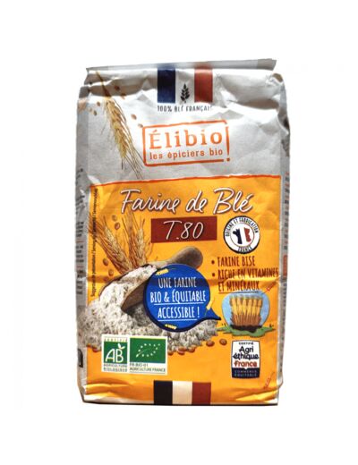 Farine de Blé T80 Bise Bio 1kg