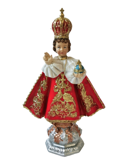 Jésus de Prague 18 cm Polychrome peinte main PVC
