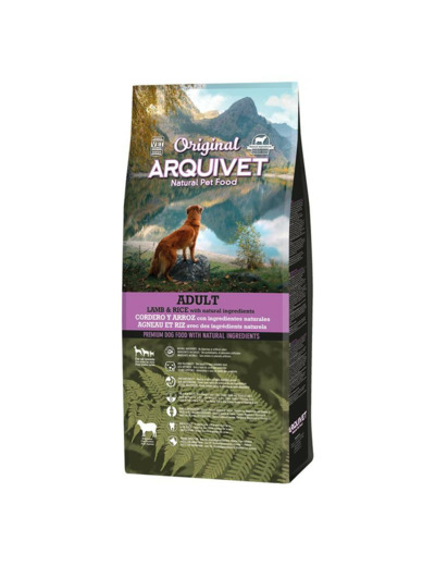 Arquivet Original pour chiens adulte, Agneau & Riz - 12KG