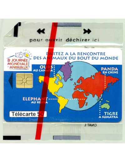 TELECARTE NSB 50 UNITE 06/96 JOUR MOND DES ANIMAUX 2 HN1430