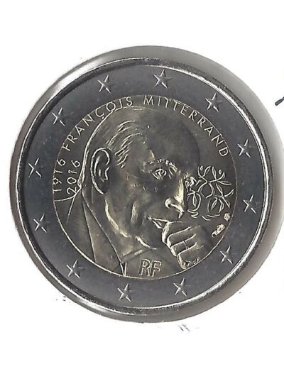 FRANCE 2016 2 EURO FRANCOIS MITTERRAND Etat SUP