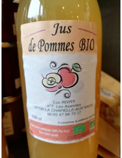 Jus de pommes BIO