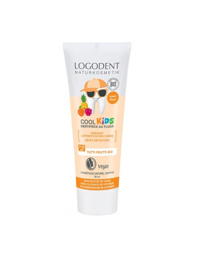 Dentifrice Cool Kids tutti frutti 7 à 12 ans avec fluor 50ml