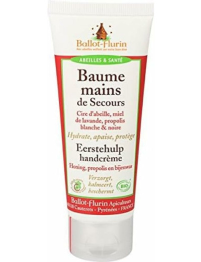 Baume mains de secours 75ml Ballot Flurin - Abeilles