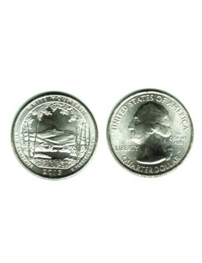 AMERIQUE (U.S.A) 1/4 DOLLAR 2013 D WHITE MOUNTAIN SUP-