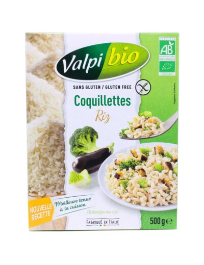 Coquillettes Riz Sans Gluten Bio 500g