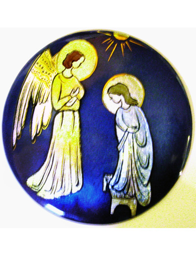 Annonciation D10,5cm - EMAUX DU LIBAN