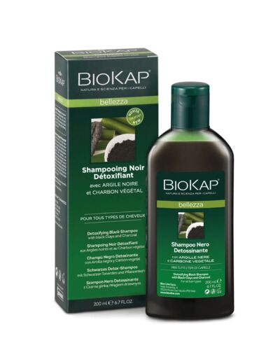 Shampooing Noir Détoxifiant Beauté-200ml-Biokap