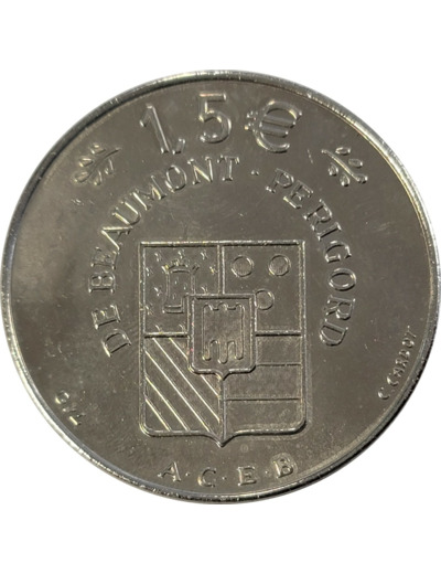 EURO TEMPORAIRE 1.5 EURO DE BEAUMONT PERIGORD 1997 SUP (SSN105)