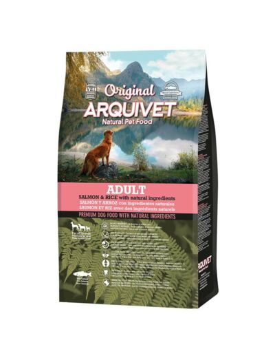 Arquivet Original, pour Chiens adultes, Saumon & Riz - 3KG