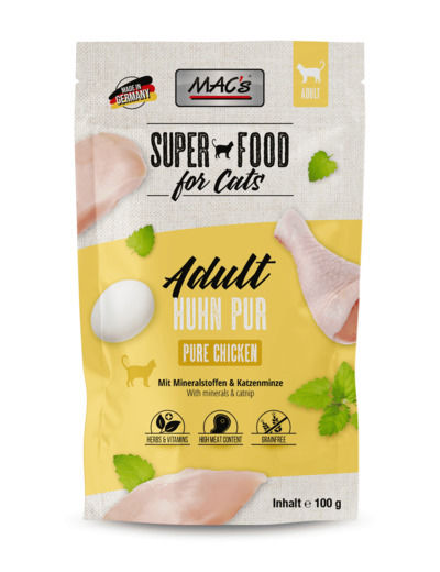 MAC'S pour chat au poulet & herbes - 100g