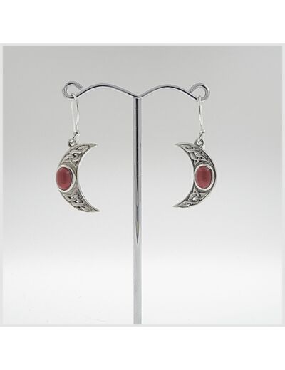 Boucles d'oreilles Gorgone et Argent Massif