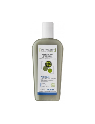 Shampoing traitant Anti Pelliculaire Argile verte sans sulfate 250ml