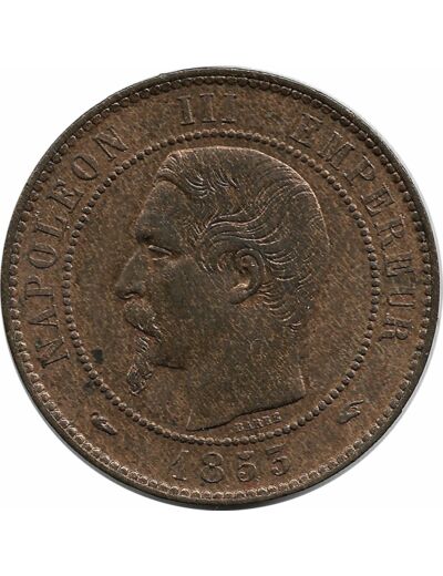 FRANCE 10 CENTIMES NAPOLEON III 1853 A SUP+
