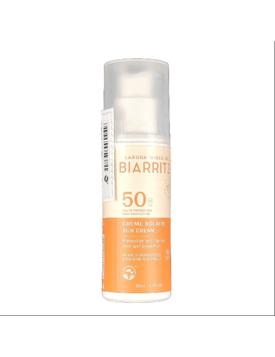 Crème Solaire Visage SPF50 50ml