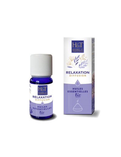 Synergie d'huiles essentielles à diffuser-relaxation-10ml-Herbes et Traditions