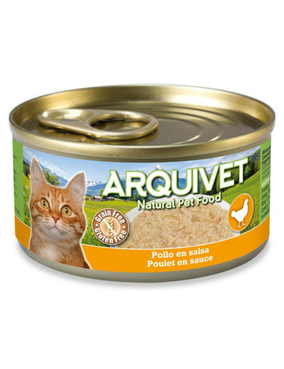 ARQUIVET Poulet en sauce pour chat - 80 g