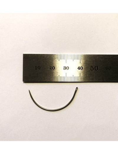 Carrelet courbe 50mm - Chas côté G959-50