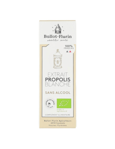 Extrait Propolis Blanche Sans Alcool 15ml