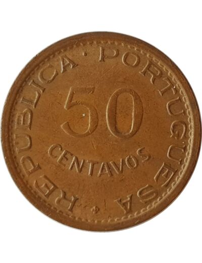 MOZAMBIQUE 50 CENTAVOS 1973 TTB+ W89 N1