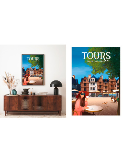 TOURS - PLACE PLUMEREAU - POSTERS