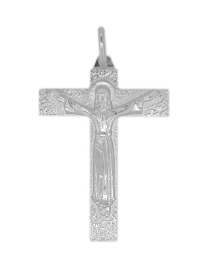 Croix en Argent 925 34x26mm CHRIST