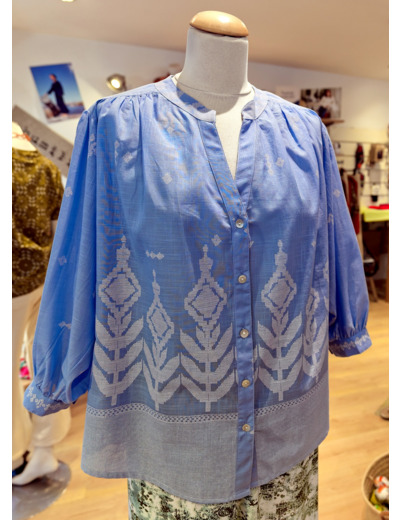 Blouse Jolie Julie en voile de coton