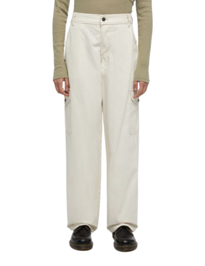 Pantalon Cargo Femme DICKIES Duck Canvas Cargo White