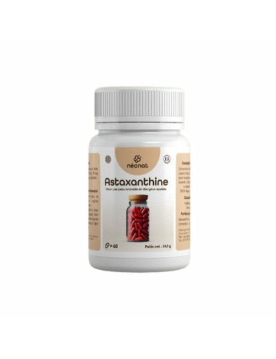 Astaxanthine 8mg-30 ou 60 gélules-Néonat-Antioxydant
