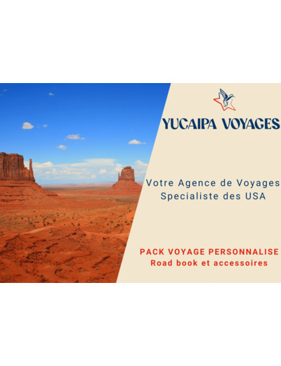 Pack voyage personnalisé : road book et accessoires - Etats-Unis