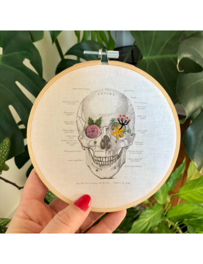 Broderie - SKULL #4