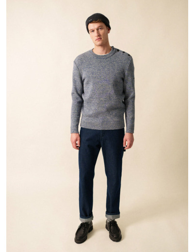 Pull mouliné Cancaleen laine