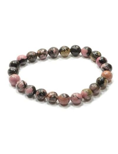 Bracelet en rhodonite 8 mm