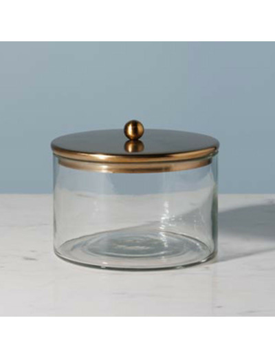 Petit bocal rond verre 13x15cm