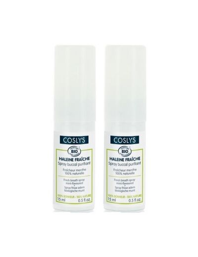 Lot de 2 Spray Haleine Fraiche à la menthe 15ml