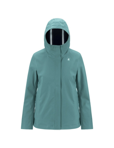 Blouson Femme KWAY Madlaine Bonded V Green Aqua