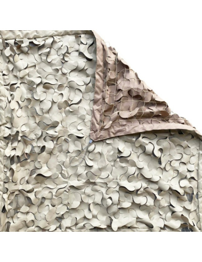 Filet camouflage S-Cut Steel renforcé 3×4 m ombragé (sable)