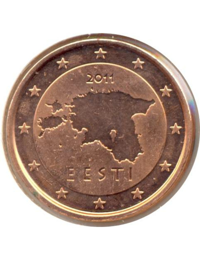 ESTONIE 2011 2 CENTIMES SUP