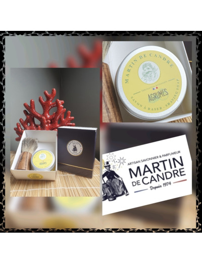 Kit SAVON à barbe aux agrumes