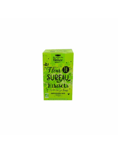 TISANE SUREAU HIBISCUS 16X1,8G Romon Nature