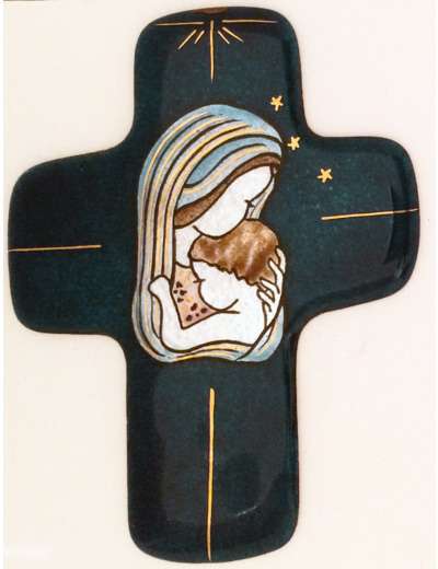 Maris stella 11,3X8,3cm - EMAUX DU LIBAN