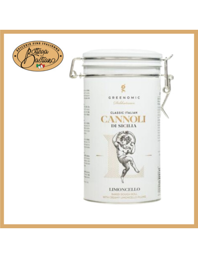 Boite metal cannoli Limoncello 200g
