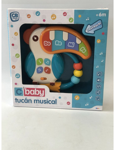 BABY HOCHET TUCAN MUSICAL AVEC SON ET LUMIERE CB TOYS