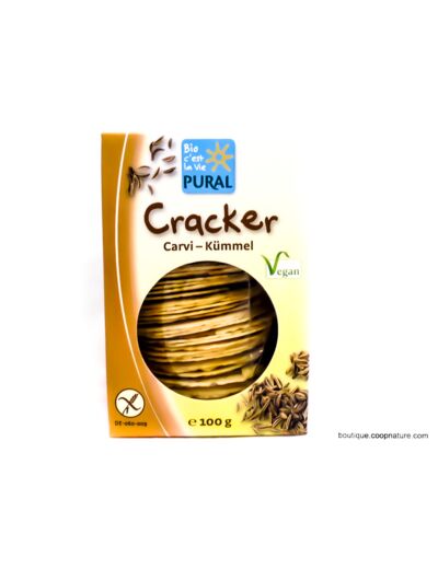 Cracker au Carvi Sans Gluten Bio 100g