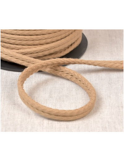 Double passepoil chevron 550 Ecru C41 10mm 100% coton le mètre