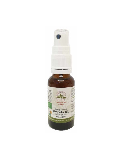 Spray Buccal Propolis bio Miel Sauge Thym 20ml