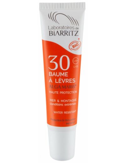 Baume à lèvres SPF 30 Mer et Montagne Bio-15ml-Laboratoires de Biarritz