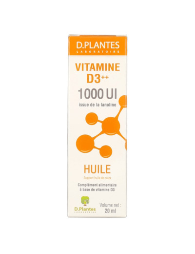 Vitamine D3 1000UI Issue de Lanoline 20ml